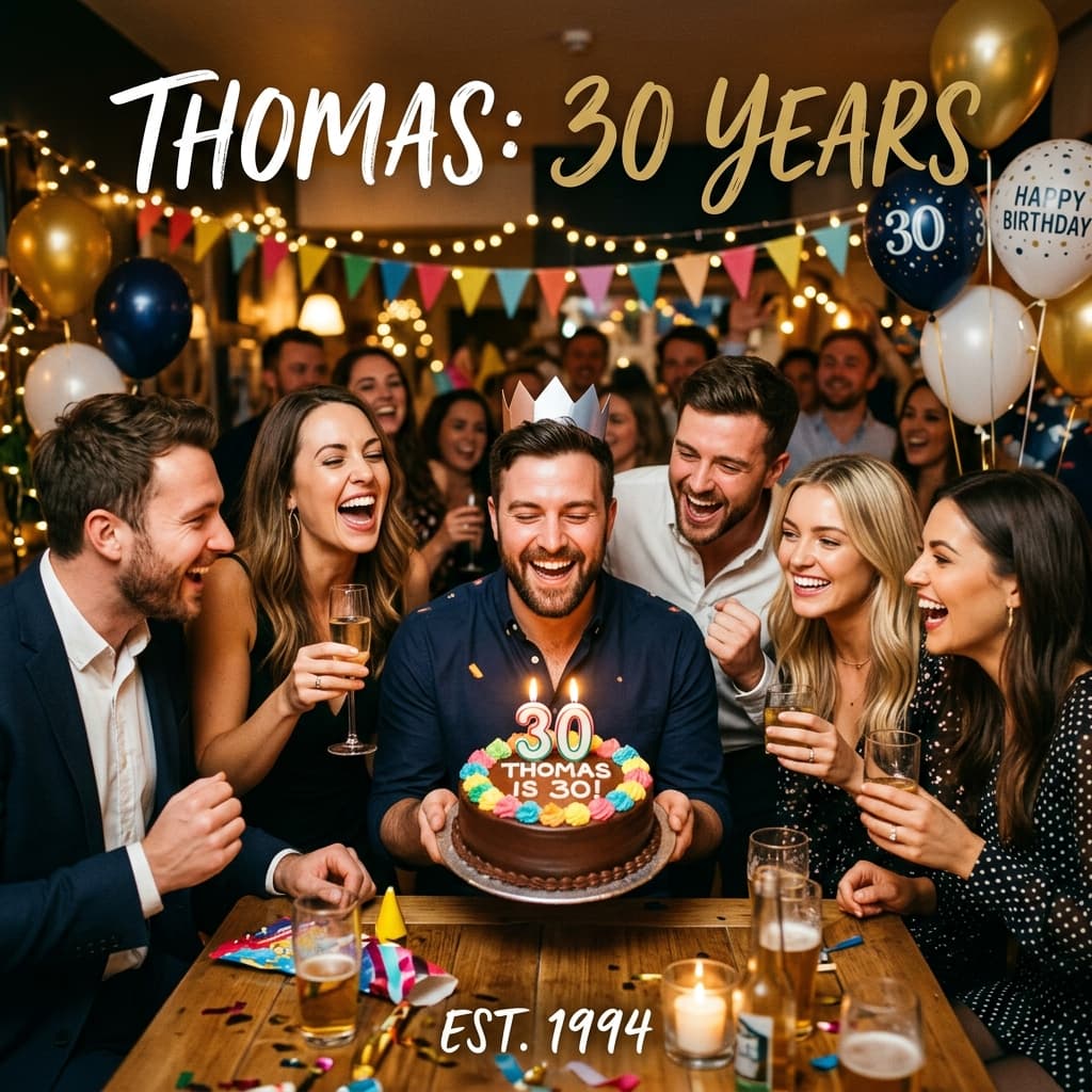 Anniversaire de Thomas
