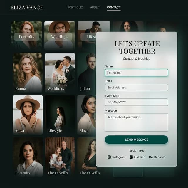 Capture de leads sur album