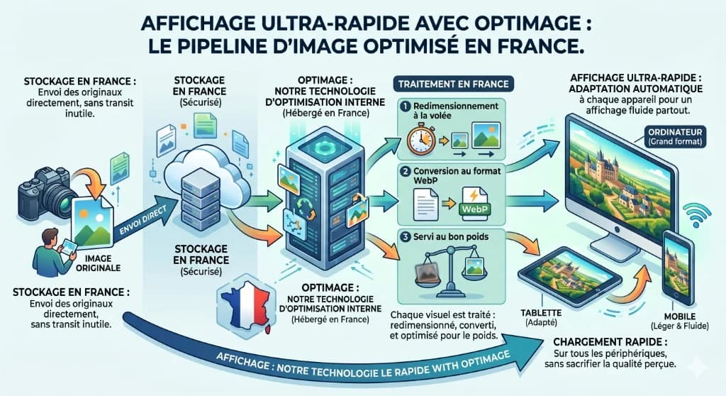 Stockage des photos en France
